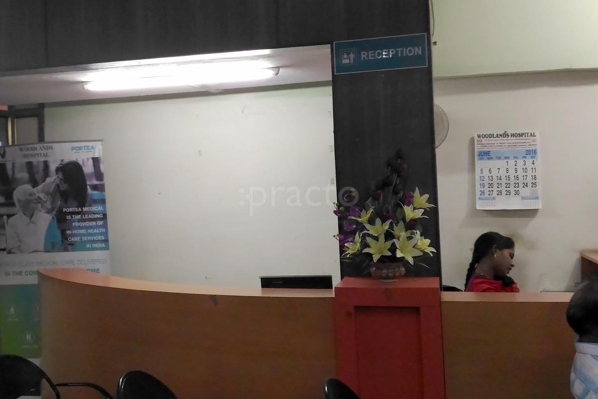 Reception at Woodlands Hospital Barkatpura Hyderabad