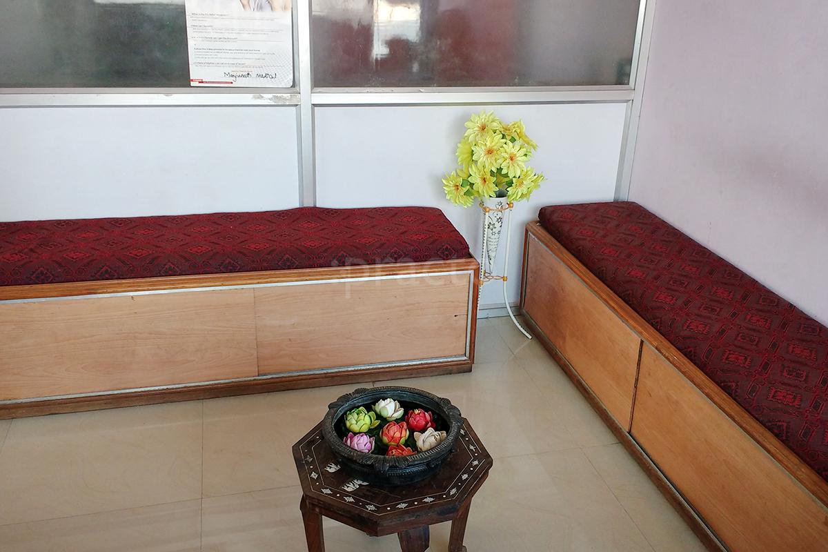 Waiting Area at Zion dental care Bogadi Mysore